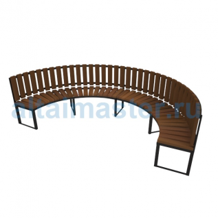 ЛСС-21 Скамейка парковая со спинкой ЛСС-21 Скамейка парковая со спинкой